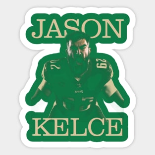 Jason Kelce (VINTAGE LOOK) Sticker